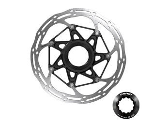 Kotouč SRAM Centerline 2 Piece CenterLock 160mm Black Rounded (balení obsahuje lockring s