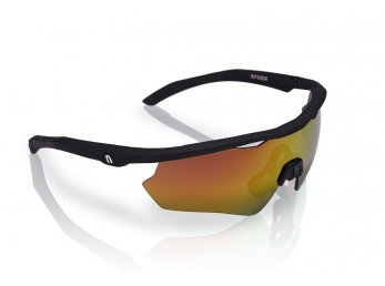 Brýle NEON STORM Black Mirrortronic Red