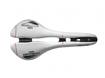 Sedlo SELLE SAN MARCO Aspide Open-Fit Superleggera Narrow White