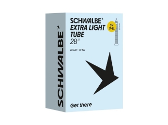 Schwalbe  duše 28" SV17 EL extra light 28/44 - 622 galuskový ventilek 60mm černý