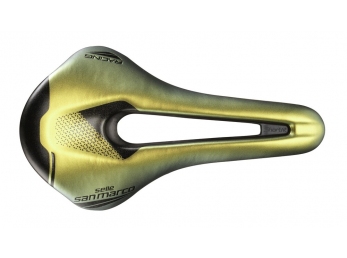 Sedlo SELLE SAN MARCO Shortfit 2.0 Open-Fit Racing Wide Iridescent Gold