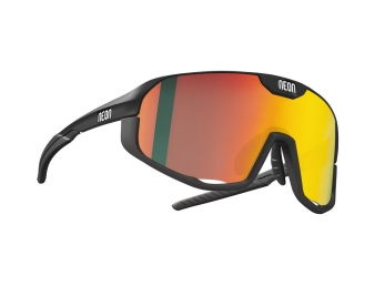 Brýle NEON VOLCANO, rámeček BLACK MAT, skla MIRROR RED CAT 3