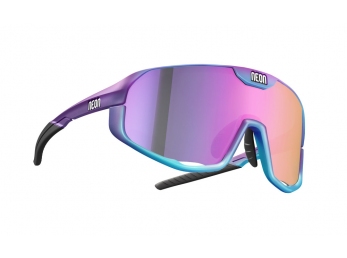 Brýle NEON VOLCANO, rámeček IRIDESCENT SHINY, skla MIRROR VIOLET CAT 3