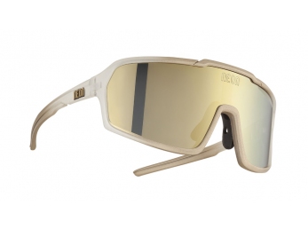 Brýle NEON ARIZONA SMALL, rámeček CRYSTAL GOLD MAT, skla MIRROR BRONZE CAT 3