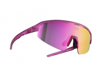 Brýle NEON ARROW 2.0 SMALL, rámeček CRYSTAL CHERRY SHINY, skla MIRROR VIOLET CAT 3