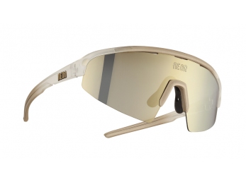 Brýle NEON ARROW 2.0 SMALL, rámeček CRYSTAL GOLD MAT, skla MIRROR BRONZE CAT 3