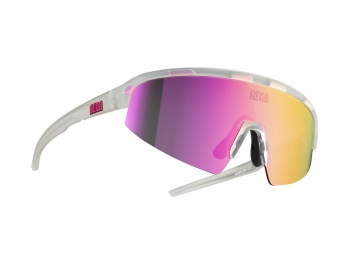 Brýle NEON ARROW 2.0 SMALL, rámeček CRYSTAL MAT, skla MIRROR VIOLET CAT 3