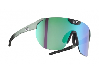 Brýle NEON CORE, rámeček SALVIA/BLACK MATT, skla MIRROR GREEN CAT 3