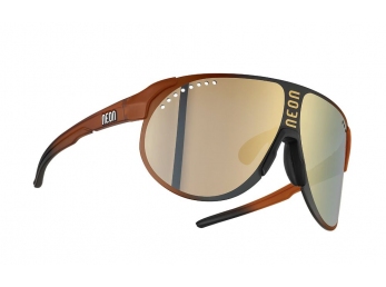 Brýle NEON TITAN, rámeček CRYSTAL CARAMEL/BLACK MATT, skla MIRROR BRONZE CAT 3
