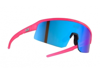 Brýle juniorské NEON  VIPER, rámeček CRYSTAL PINK FLUO, skla MIRROR BLUE CAT 3