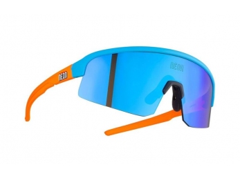 Brýle juniorské NEON VIPER, rámeček CYAN ORANGE, skla MIRROR BLUE CAT 3