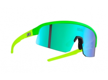 Brýle juniorské NEON VIPER, rámeček GREEN YELLOW, skla MIRROR GREEN CAT 3