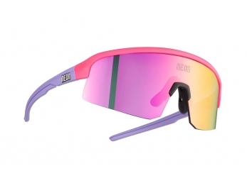 Brýle juniorské NEON VIPER, rámeček PINK LISEL, skla MIRROR VIOLET CAT 3