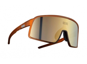 Brýle NEON STRATUS, rámeček CRYSTAL CARAMEL/BLACK MATT, skla MIRROR BRONZE CAT 3