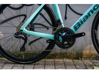 Bianchi Oltre RACE Shimano 105 mech Celeste 55cm 2024