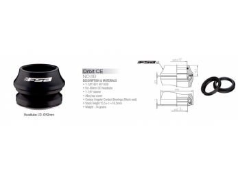 Hlavové složení FSA Orbit CE 1 1/8" 45/45 Campy