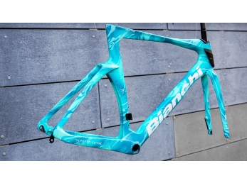 Bianchi Oltre RC Disc Blue Marine Drip- Officina Bianchi rámová sada 57cm
