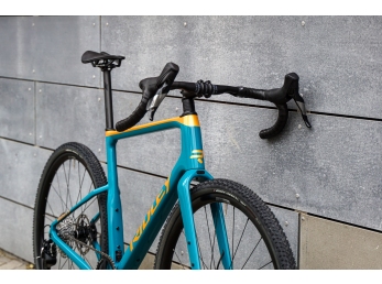 Ridley Kanzo Adventure SRAM FORCE AXS XPLR  1x12 Ocean Green + Honey Gold Metallic