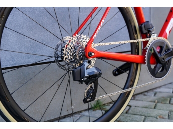 Ridley Fenix SLiC Sram Rival AXS Red/ Pearl White, vel. S-54cm