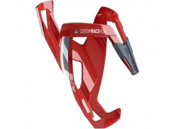 Košík ELITE CUSTOM RACE PLUS 20’ červený lesklý/bílý