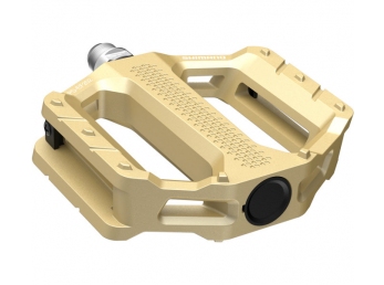 Pedály SHIMANO PD-EF202 Flat pedály bez odrazek zlatá pro E-Bike/Trekking/Urba