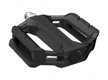 SHIMANO pedály MTB-ostatní PD-EF202 Flat pedály bez odrazek černá pro E-Bike/Trekking/Urba