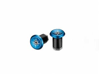 Ciclovation zátka do řídítek Vortex 2 ks modrá