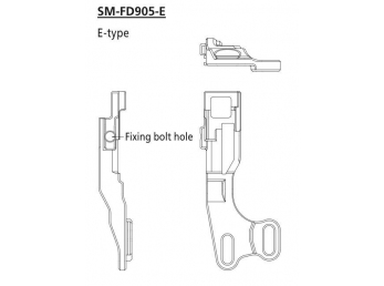 SHIM11ANO objímka / adaptér E-typ