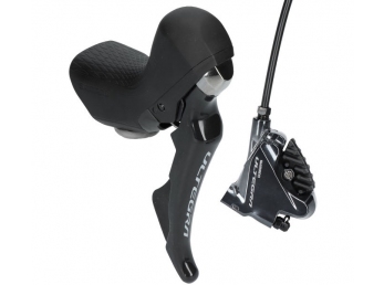 SHIMANO brzda+páka ULTEGRA BR-R8025-KIT zadní/ST-R8025(J-kit) FLAT MOUNT polymer+chladič