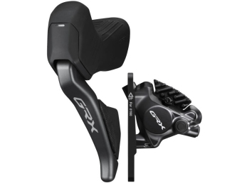SHIMANO kot brzd-set GRX BR-RX820/ST-RX825 přední BR/levá ST FLAT MOUNT polymer+chladič SM