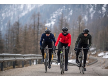 Zateplený cyklistický dres ALÉ pánský K-IDRO KLIMATIK red