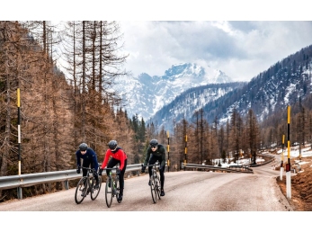 Zateplený cyklistický dres ALÉ pánský K-IDRO KLIMATIK red