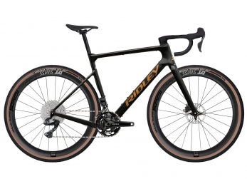 Ridley ASTR SHIMANO GRX 820 Di2 2x12,Black Metallic + Bronze Gold
