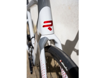 Ridley E-Grifn Shimano 105 Di2 Battleship Grey + Candy Red Metallic