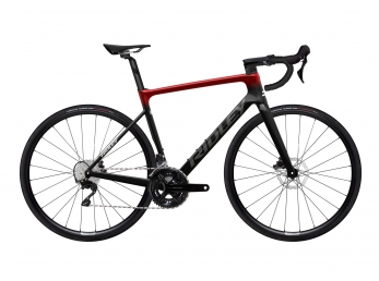 Ridley FALCN Shimano 105, UD Carbon + Candy Red Metallic + Silver