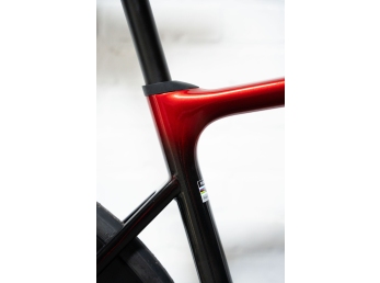 Ridley FALCN Shimano 105, UD Carbon + Candy Red Metallic + Silver