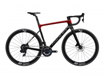 Ridley FALCN Sram Force AXS UD Carbon + Candy Red Metallic + Silver