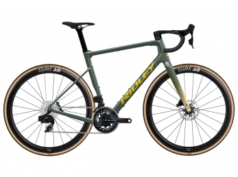 Ridley Grifn RS Sram Force AXS 2x12 Green Smoke + Yellow