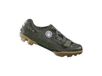 SHIMANO gravel obuv SH-RX600, pánská, zelená, 45