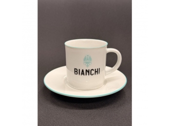 BIANCHI ESPRESSO HRNEK S PODŠÁLKEM celeste