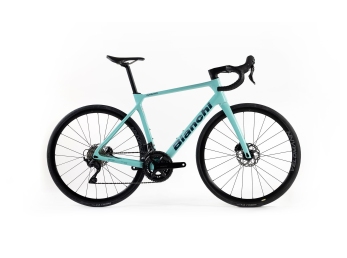 Bianchi Infinito 105 12s Velomann alloy - Celeste glossy/black decals 2026