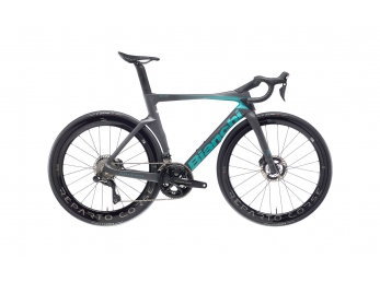 Bianchi Oltre RC Disc Carbon UD / Metallic Celeste – full MATT SRAM RED + WATT 50cm 2025