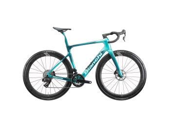 Bianchi INFINITO PRO FORCE AXS E1+P Metallic Celeste / Dark turquoise - CK16 Full glossy