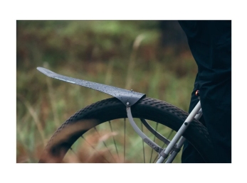 Blatník zadní AssSavers - Win Wing GRAVEL + MTB, černé tečky, ČERNÁ PODKOVA!!