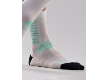 ponožky Bianchi Milano HIGH SOCK white celeste