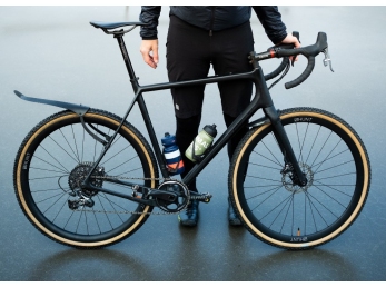 Blatník zadní AssSavers - Win Wing GRAVEL + MTB,  STEALTH, celý černý