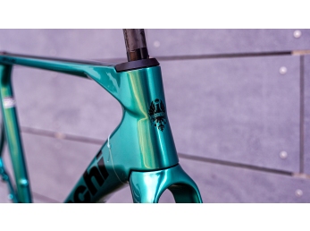 Bianchi Impulso RC - Officina Bianchi rámová sada MD Chromo Celeste
