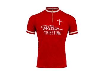 dres WILIER LANA RETRO krátký rukáv, červený