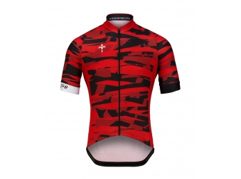 dres WILIER VIBES 2.0 krátký rukáv, červený