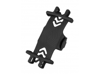 Držák telefonu FORCE na představec, silikon črn.